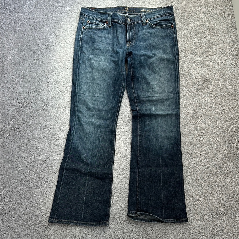 Y2K 7 For All Mankind Flip Flop Jeans 29